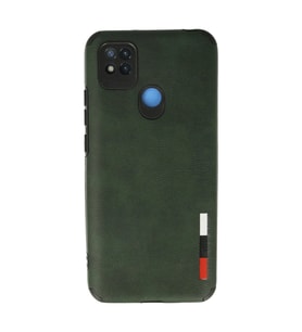 Xiaomi Redmi 9c Kılıf Loop Deri Silikon - Yeşil