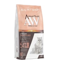 ANİMAL WORLD Sterilised Somonlu Kısır Kedi Maması 1.5 Kg