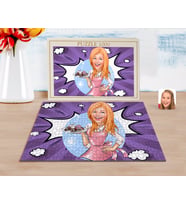 BK Gift Kişiye Özel Kadın Aşçı Karikatürlü 1000 Parça Profesyonel Puzzle-4