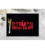 Adawall Home The Batman Black Kumaş Amerikan Servis 4'lü Set 35X50CM