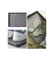 Kompakt 46x35 cm Ayakkabı Tepsisi, 2'li Set, Şık ve Düzenli Saklama