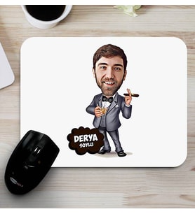 Bonkör Erkek Karikatürlü Mouse Pad