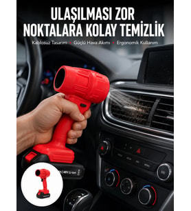 Yüksek Hızlı Elektrikli Toz Temizleme Ve Üfleme Cihazı Yeni Nesil
