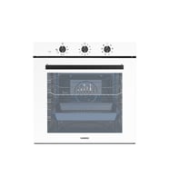Luxell A68-SF3 88 Lt Süper Kristal Ankastre Beyaz Fırın New Series (Siyah)