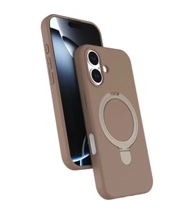 İphone 16 Standlı Kapak - Çöl Titanyum