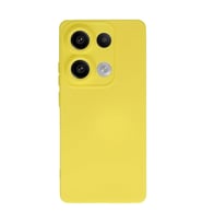 Xiaomi Redmi Note 13 Pro 4g Kılıf Nano İçi Kadife Silikon - Sarı