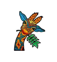 3 D Ahşap Hayvan Puzzle Züraha Model