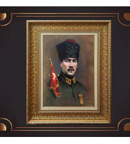 ÖZEL SERİ ALTIN VARAKLI ATATÜRK TABLO S970