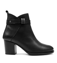 Castle Black 86608-1 Kadın Hakiki Deri Klasik Bot (Siyah)