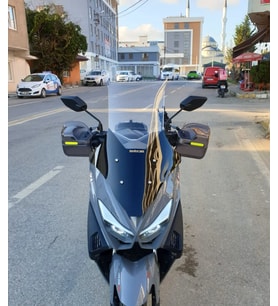 MOTOCAM Arora Max PRO 125 Ön Cam 2023-2026 Model 78cm Şeffaf Renkli 4mm UZUN