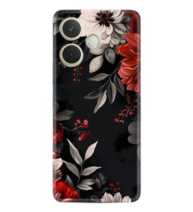 Oppo A5 Pro 5G Kılıf Boutique Baskılı Resimli Non Flowers Pcode -001