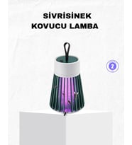 Şarjlı Mor Işıklı Sivrisinek Öldürücü Lamba – Sessiz Ve Kimyasal İçermez