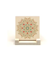 Rumi Desen Baskılı Taş Masaüstlük 10X10