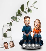 Kişiye Özel Spotify Sevgili Tasarımlı Ahşap Biblo Model-41