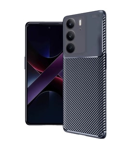 Realme C75 4g Auto Focus Karbon Kapak - Lacivert