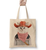 Kedi Rodeo Cat Bez Çanta Uzun Saplı