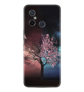 Xiaomi Redmi 12C Kılıf Resimli Desenli Silikon Platinium Series Heaven Tree 1859