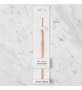 La Mia Whitewood 2.5 Mm 15.5 Cm Ahşap Yün Tığ