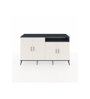 Kronos Konsol 6 Raflı 4 Kapaklı 176x59x99 Antrasit-Aytaşı/Antrasit