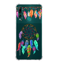 PrintiFy Huawei Y9 Prime 2019 Uyumlu Nazar Boncuğu 6 Baskılı Şeffaf Köşe Korumalı Antişok Kılıf