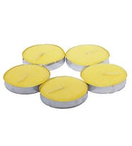 LokmanAVM Ksmart Tea Lights Sarı Mum 5 li 1 Paket
