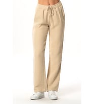 Beli Lastikli Multi Çift Cepli Müslin Kadın/Erkek Unisex Yazlık Pantolon Vizon Vzn