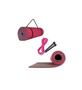 Çift Taraflı Yoga Minderi Ve Spor Matı 10 Mm Atlama Ipi