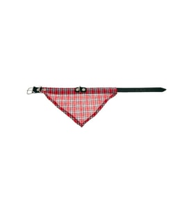 Karlie Deri Bandanalı Boyun Tasma 52CM Kırmızı