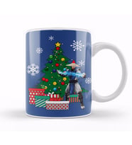 Raiden Around The Christmas Tree Mortal Kombat Kupa Bardak Porselen