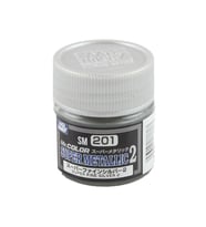 Mr.Hobby SM-201 10 ml. Super Fine Silver, Metallic Colors-II Serisi Model Boyası