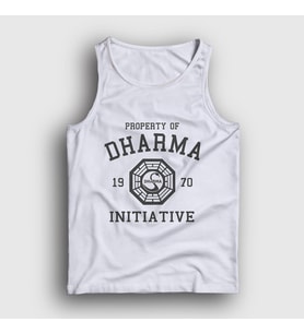 Presmono Unisex Beyaz Property Of Dharma Initiative Lost Atlet 439878tt (Beyaz)