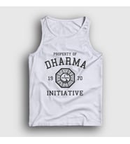 Presmono Unisex Beyaz Property Of Dharma Initiative Lost Atlet 439878tt (Beyaz)