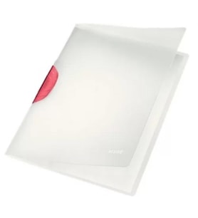 Leitz 4174 ColorClip Magic Kırmızı Yandan Sıkıştırmalı Dosya