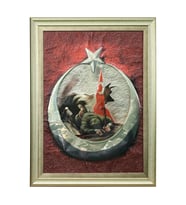 e38 EL İŞÇİLİĞİ  ALİMİNYUM KABARTMA TABLO 62x82 CM - 6358