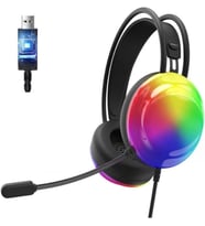 Lenovo Thinkplus G30B Siyah Rgb Oyuncu Kulaklığı,Gaming,7.1 Surround,Işıklı,Kulak Üstü Kulaklık (Çok Renkli)