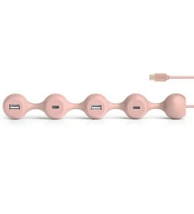 Lexon Peas Hub C USB Çoğaltıcı Pembe