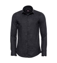 Desensiz Slim Fit Oduncu Koyu Gri Erkek Gömlek - Wessi (Füme)