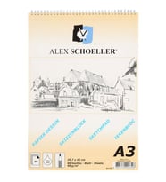 Alex Schoeller Spralli Eskiz Çizim Blok 90 gr. A3 60 Sayfa 