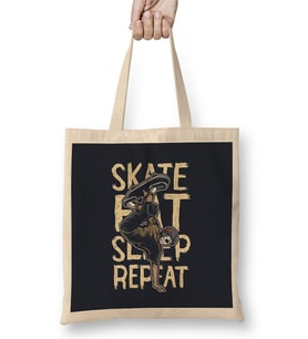 Skate Eat Sleep Repeat Bez Çanta Uzun Saplı