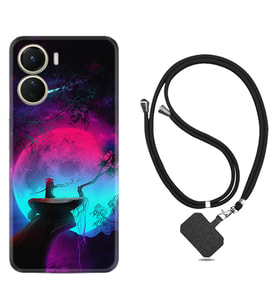 Vivo Y16 Kılıf Resimli Boyun Askılı İpli Desenli Silikon Series Lost Warrior 1840