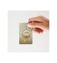 Bitcoin Gold Kart Kaplama Sticker (Yüksek Kalite Suya Dayanıklı)