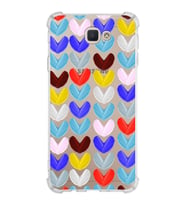 PrintiFy Samsung Galaxy J7 Prime 2 Uyumlu Water Color 1 Baskılı Şeffaf Köşe Korumalı Antişok Kılıf