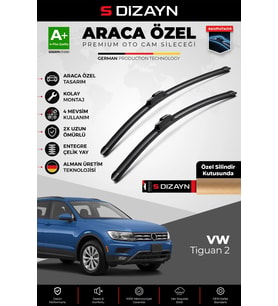 Drs Tuning Tiguan 2 Ön Cam Silecek Seti 2016-2024 Premium Araca Özel 65-53 Cm A+ Kalite