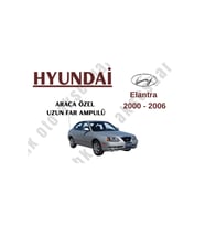 Hyundai Elantra 2000-2006 Araca Özel Uzun Far Ampulü h1