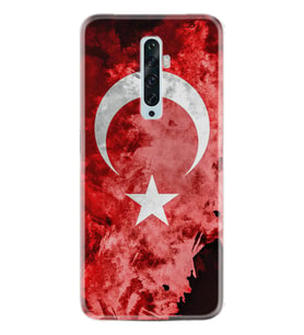 Oppo Reno 2Z 4 Lite 4 Pro 5 6 7 A31 Kılıf Desemli Silikon Şanlı Türk Bayrağı 3 1395
