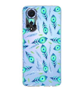 PrintiFy Huawei Nova 9 ile Uyumlu Nazar Boncuğu 3 Baskılı Kamera Korumalı Şeffaf Silikon Kılıf