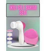 İkili Cilt Bakım Seti 5 Başlıklı Yüz Temizleme Ve Masaj Aleti Canlandırıcı Ve Onarıcı
