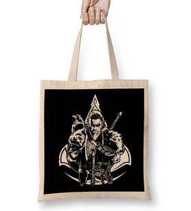 Assassins Creed Valhalla Eivor The Assassins Bez Çanta Uzun Saplı
