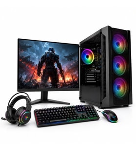 DAGMOR İ5 3470 16 GB 256GB M2+500GB 4GB VGA 24.5' EKRAN +KLAVYE+MOUSE+KULAKLIK PC KASA