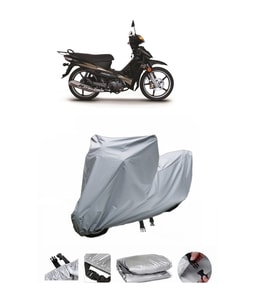 Rks Jaguar 100  Gri Motosiklet Brandası ARKA ÇANTA UYUMLU DEĞİLDİR